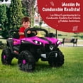 thumbnail image 3 of Kids House Carrito Montable Buggy Rocket 12V para Niños, Motor Dual, Control Remoto, Puertas Dobles, Luces LED, Música, Avance y Retroceso, Bluetooth, Batería Recargable, Seguro y Divertido, 3 of 5