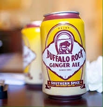 Buffalo Rock Southern Spice Ginger Ale Soda Pop, 12 fl oz 12 Pack Cans - image 2 of 3