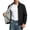 Black, variant on Wind Breaker Jacket Jerdar Baseball Collar Jacket for Men Solid Color Casual Zip-Up Stand Collar Coat Windproof Baseball Jacket for Spring and Autu