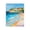 Bondi Beach Cove Summer Serenity, variant on Stupell Industries Tropical Yellow Cabanas Along Shore Black Floating Frame Canvas Art, 17 x 21, by Franklyn Gregory