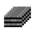 thumbnail image 4 of MKHERT Abstract Stripes with The Zebra Prints Black and White Placemats Table Mats for Dining Room Kitchen Table Decoration 12x18 inch,Set of 6, 4 of 4