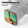 thumbnail image 3 of Hitch Cover Fits For 2-Inch Hitch,Acoustic Guitar Leaning Against Wooden Wallrubber Trailer Hitch Cover Tube Plug Insert,Car Exterior Accessories, Receiver Tube Hitch Plug, 3 of 6