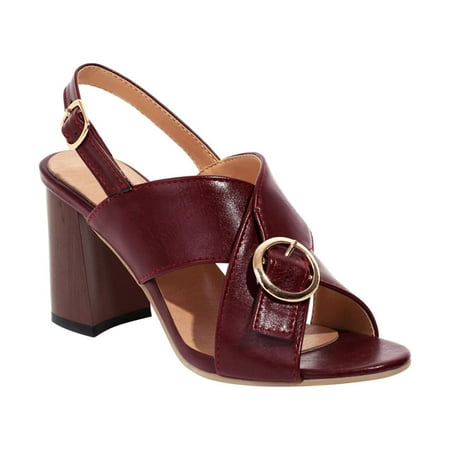 

Women S Sandals Fashionable Microfiber Leather High Heels Ladies Summer Sandals