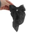 thumbnail image 5 of Unique Bargains 1 Pc Bow Ribbon Duckbill Hair Clips Hairdo Clip Black, 5 of 5