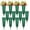 Green, variant on 12 Pcs Plastic Cemetery Vases with Spikes Memorial Flower Vase Cemetery Grave Flower Holder Ground Vases with Stakes for Artificial Fresh Flowers Lawn Headstone Graveside Decoration