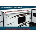 thumbnail image 3 of RV Slide Out Awning Replacement Fabric White- 5 Year Warranty Choose Size, 3 of 6