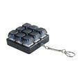 thumbnail image 3 of Juguete antiestrés con teclado, llavero antiestrés portátil único, juguete para los dedos con teclado antiestrés Negro, 3 of 9