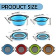 thumbnail image 2 of 1Pcs Collapsible Colander Set, Silicone Collapsible Strainers for Kitchen, Perfect for Draining Pasta, Vegetable and Fruit, Food Strainer, Dishwasher Safe, 2 of 9