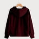 thumbnail image 3 of ICHUANYI Liquidación Mujer Cuello Redondo Capucha Cordón Impreso Sudaderas Manga Larga Top Sudaderas ICHUANYI WER202308172061, 3 of 3