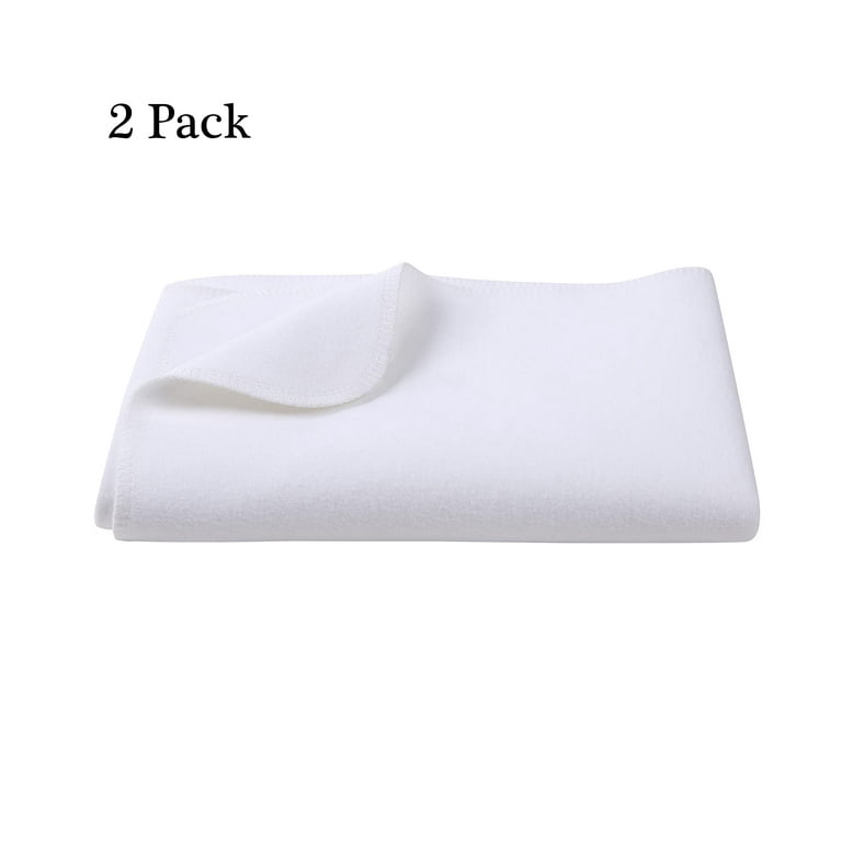 34x52 Waterproof Crib Mattress Protector Pad Flannel Crib Protector Pad  Incontinence Pad Wetting Reusable Waterproof Cover 100% Water Resistant  Cotton Sheet Savers for Baby