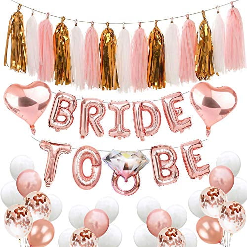 Bachelorette Party Decorations Bridal Shower balloons Kit IncludesBride To Be Balloons Banner