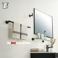 thumbnail image 4 of Double Towel Bar Matte Stainless Steel Bath Towel Rack for Bathroom Towel Holder Wall Mount Total Length TBLPB, 4 of 9