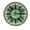 FFclock051, variant on ZXCXRQFa Morning Coffee Brown Silent Wall Clock for Bathroom Indoor Decoration No Ticking 10 Inch Round Small Clock for Hospital Classroom Home Living Room