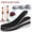 Black 2cm, variant on 1 Pair Invisible Height Increase Insoles for Men & Women, Taller Shoe Lift Inserts, Comfort Foot Pad, US Sizes. (L)
