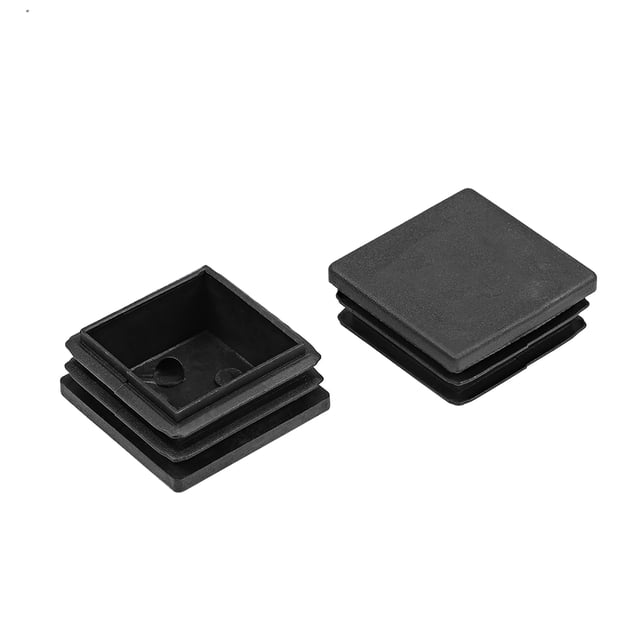 Tapas de extremo de plástico, 38mm x 38mm para patas de muebles de mesa y sillas 4Pcs