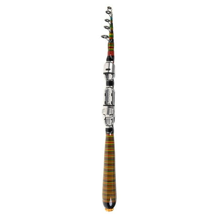 1.2M 3.94FT Telescopic Fishing Rod Travel Spinning Lure Rod Raft Pole Carbon Fiber