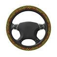 thumbnail image 3 of Junzan Dragon Scales Elastic Stretch Steering Wheel Cover Breathable,Anti-Slip,Fit Suvs,Vans,Sedans, Cars,Trucks,Universal Fit, 3 of 8