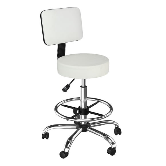 Silla de dibujo OmySalon, escritorio de oficina ergonómico, color blanco
