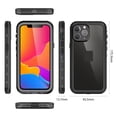 thumbnail image 4 of For iPhone 16/16 Pro/16 Pro Max Waterproof Case, IP68 Diving & Shockproof Cover for Outdoor, 4 of 12