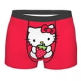 thumbnail image 1 of RWJDXD Custom Hello Kitty Underwear Men Stretch Boxer Briefs Shorts Panties Soft Underpants For Male o, 1 of 1