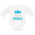 thumbnail image 3 of Inktastic Prince, Little Prince, King, Crown, Baby Boy Boys Long Sleeve Baby Bodysuit, 3 of 5