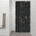 thumbnail image 3 of Cosmic Aesthetic Shower Curtain - Gothic Witchy Celestial Sun Moon Stars Design Premium Waterproof Quick-Dry Fabric 36x72, 3 of 5