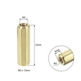 thumbnail image 2 of Uxcell M2x12mm Female to Female Hex Brass Spacer 20 Count, 2 of 5