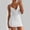 X-16White, variant on YMNXA Womens Dress Suspender Backless V Neck Solid Color Sequined Slim Fit Elegant Dresses For Party Black L