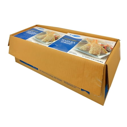 King and Prince Mrs.Fridays Large Tempura Shrimp - 16/20, 2 Pound 4 per case.