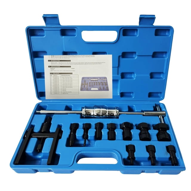Juego extractor de rodamientos VEHIRETL de 12 piezas, 8-32 mm, martillo deslizante