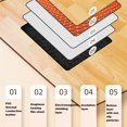 thumbnail image 2 of Portable Heated Floor Mats, Timer Adjustable Temperature, Fast Heating Electric Heated Carpet Area Rugs Heater, Foot Warmer Under Desk for Office Home(150x200cm), 2 of 7