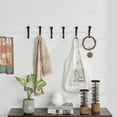 thumbnail image 2 of Danya B. Black Cast Iron Railway Spike Wall Mount Hook Set (Set of 6), 2 of 11