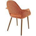 thumbnail image 3 of Hawthorne Collection Lin Fauteuil à Manger en Orange, 3 of 4