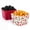 Red, variant on Orrhomi 2 Pack Ceramic Berry Basket Set - 4.7 Inch Cherry &  Dark Red Fruit Colander Bowls with Drain Holes - Farmhouse Summer Stylish Baskets for Washing Storing Berries, Kitchen Decor