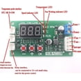 thumbnail image 3 of Digital PWM Driver Module, DC 12V 24V 48V PWM 4-Wire Fan Temperature Controller Speed Governor Display Module for PC Fan, PWM Temp Module, 3 of 8