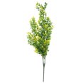 thumbnail image 2 of Artificial Valentine Flowers Para Un Arreglo De Flores Generoso Casi Natural Planta Falsa Para Alegrar La Fiesta De Su Casa Y La Decoración De La Boda amarillo verde Baoblaze Césped feliz artificial, 2 of 5