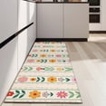 thumbnail image 4 of Pioneer Flower Floral Print Pattern Kitchen Rug Mat,Kitchen Runner Rugs Non Skid Washable,Decorative Kitchen Floor Mats for Kitchen,Sink,Laundry,17"X47", 4 of 5