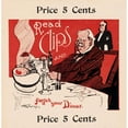 thumbnail image 2 of Henry Brevoort Eddy 12x12 Gold Ornate Wood Frame and Double Matted Museum Art Print Titled - Read Clips and Forget Your Dinner (ca. 1890-1920), 2 of 4