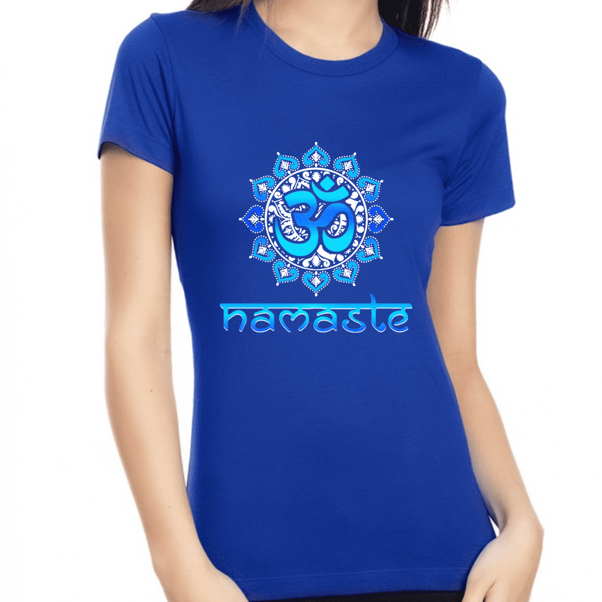 Fire Fit Designs Yoga Shirts for Women Premium Vintage Namaste Yoga