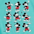 thumbnail image 3 of Mickey & Friends - Mickey Poses Grid - Toddler And Youth Girls Short Sleeve Graphic T-Shirt, 3 of 5