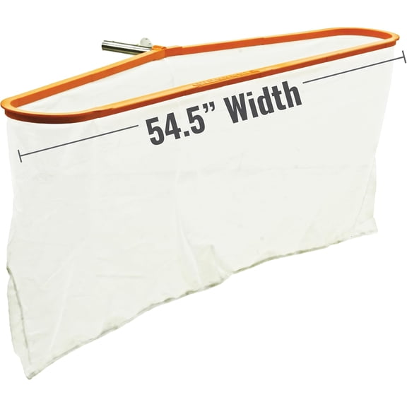 World Largest and Biggest Skimmer Pool Net 54.5” Wide x 10” Long with 45 or 90 Degree Mount by Massimo