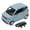 Blue, variant on NFTIGB 1/24 MINI EV Car Model Diecast Zinc Alloy Pull Back Toy Car with Roof Suitcase Miniature Collectible Play Vehicle with Lights and Sounds for Kids 3+ Years Old (4.9 x 3.0 x 2.8 inches / Pink)
