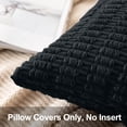 thumbnail image 2 of Nvzi Pillow Covers - 2 Pieces 18×18in Black, Premium Corduroy Fall Pillow Covers, Soft Couch Pillow Covers ,Fall Decor Pillow Covers for Home Living Room Sofa Decoration​, 2 of 3