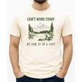 thumbnail image 2 of Can't Work Today My Arm is in a Cast Shirt for Men Funny Fishing T-Shirt Natural Shirt Adult Large, 2 of 5