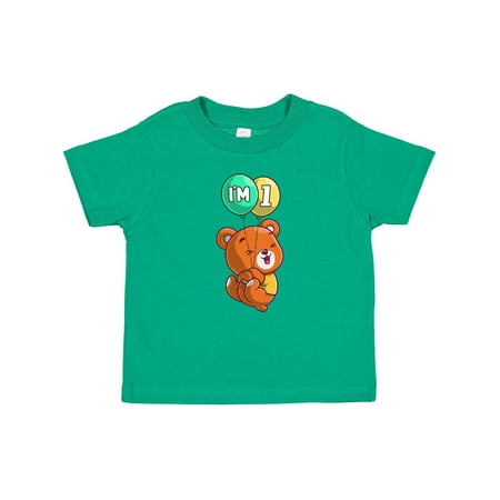 

Inktastic I m 1 Teddy Bear Gift Baby Boy or Baby Girl T-Shirt