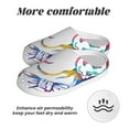 thumbnail image 6 of Fotbe Colorful Bulldog Pattern Women's Fuzzy Curly Fur Memory Foam Loafer Slippers Indoor Outdoor Slippers Winter Home Shoes-39/40, 6 of 7