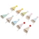thumbnail image 4 of GOOHOCHY 50pcs Pastel Decoraciones Papel Cumpleaños Sombrero Forma Cake Toppers Adornos de Torta, 4 of 7