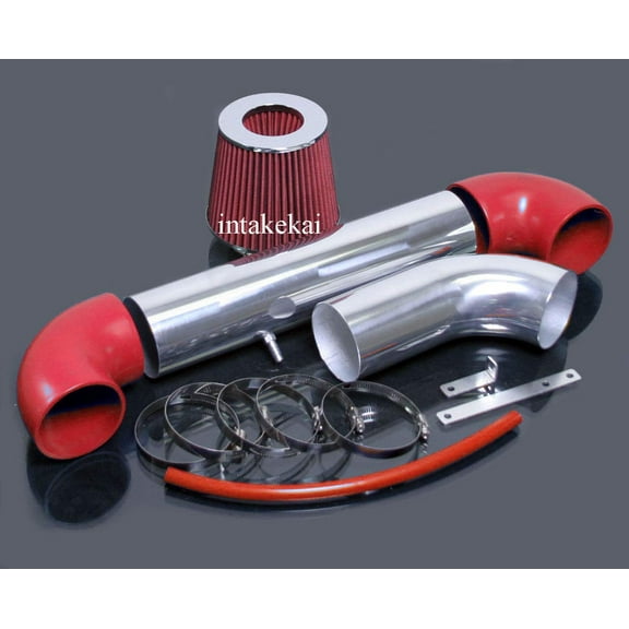 2005 2006 2007 2008 2009 2010 DODGE CHALLENGER CHARGER MAGNUM CHRYSLER 300 5.7 5.7L HEMI V8, 6.1 6.1L SRT8 V8 AIR INTAKE KIT SYSTEMS (RED)