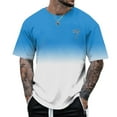 thumbnail image 6 of Big and Tall Shirts for Men Printing Popular Casual Loose Round Neck Short Sleeved T Shirt Mens Large Shirts T Shirt Bulk Long Sleeved Tops Mens Men A Tall for Running Clothes 5XL, 6 of 6