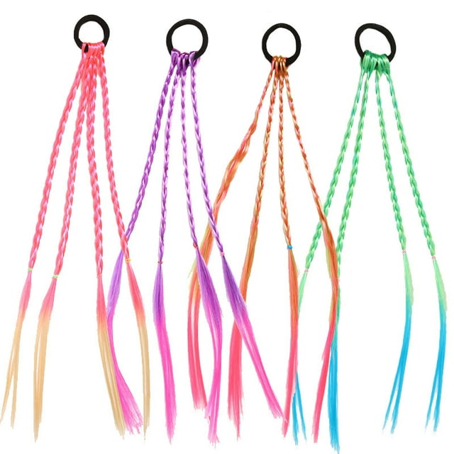 Extension de Tresse Décorative Perruque Élastique pour Enfants